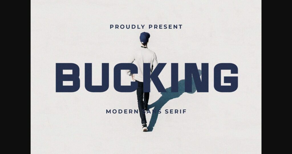 Bucking Font Poster 3