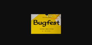 Bugfest Font Poster 1