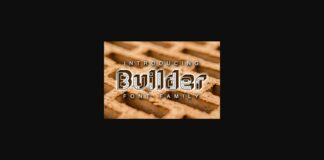 Builder Font Poster 1