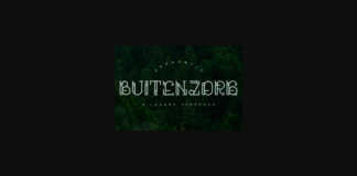 Buitenzorg Font Poster 1