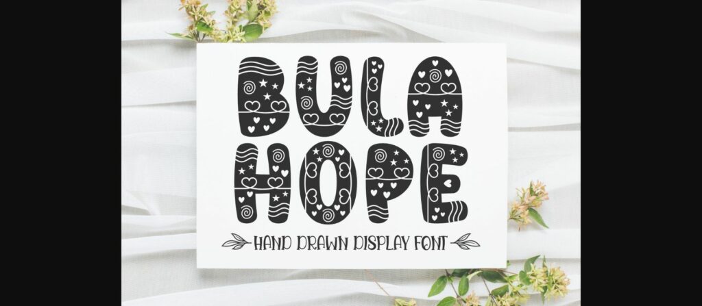 Bula Hope Font Poster 3