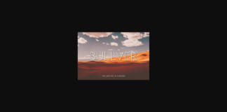 Bullver Font Poster 1