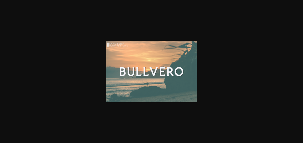 Bullvero Font Poster 1