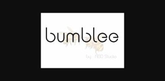 Bumblee Font Poster 1