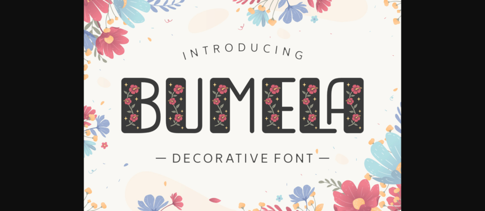 Bumela Font Poster 3