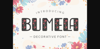 Bumela Font Poster 1