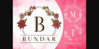 Bundar Font Poster 1