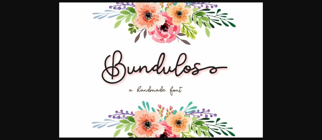 Bundulos Font Poster 1