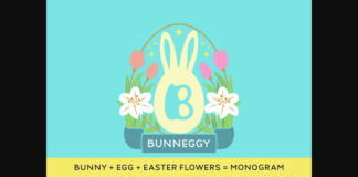 Bunneggy Font Poster 1