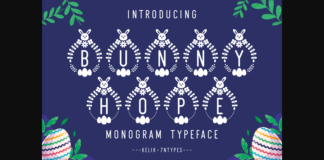 Bunny Hope Font Poster 1