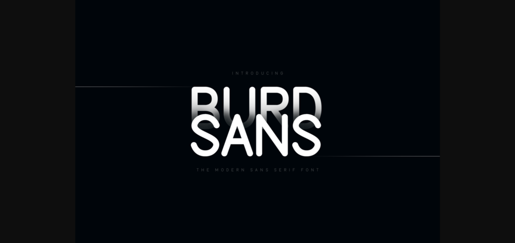 Burd Sans Font Poster 4