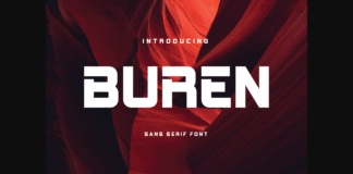 Buren Font Poster 1