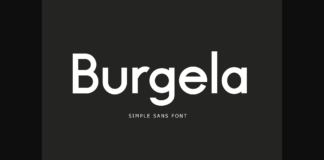 Burgela Font Poster 1