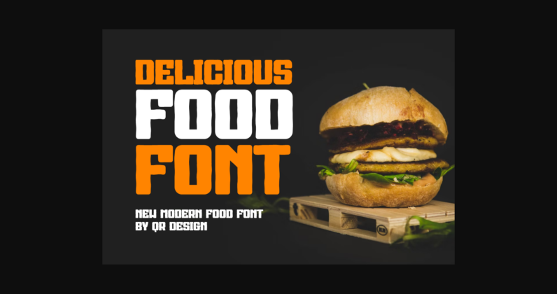 Burger Crunchy Font Poster 5