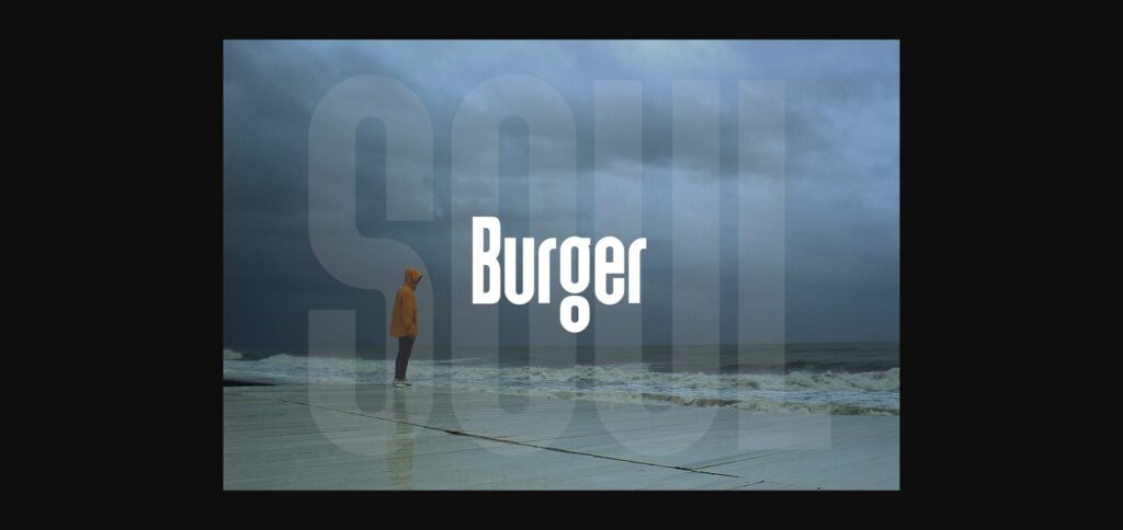 Burger Font Poster 3