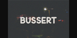 Bussert Font Poster 1