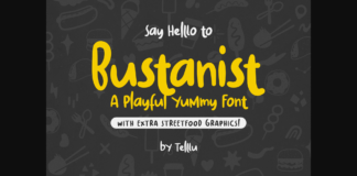 Bustanist Font Poster 1