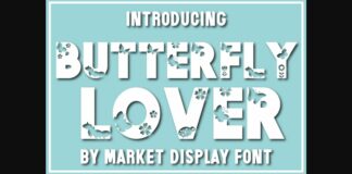 Butterfly Lover Font Poster 1