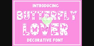 Butterfly Lover Font Poster 1