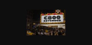 C800 Extended Font Poster 1