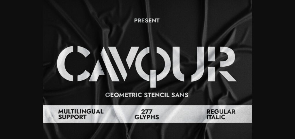 Cavqur Font Poster 3