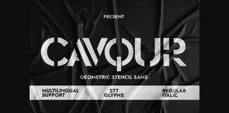 Cavqur Font Poster 1