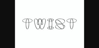 Twist Font Poster 1