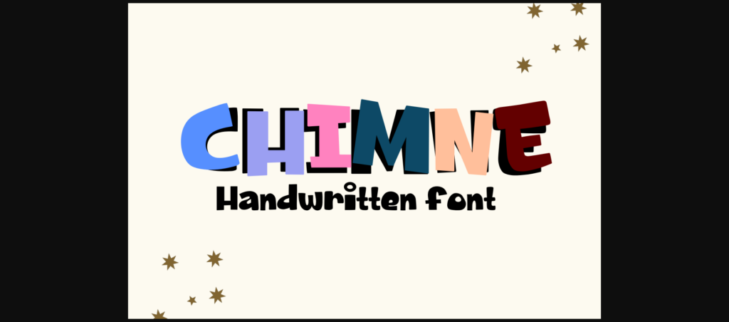 Chimne Font Poster 3