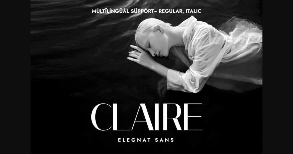 Claire Font Poster 3