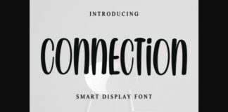 Connection Font Poster 1