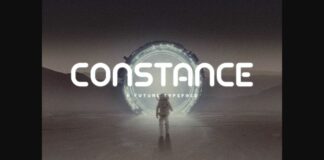 Constance Font Poster 1