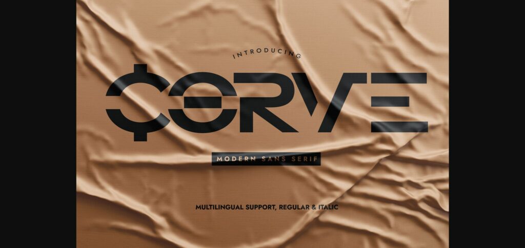 Corve Font Poster 1