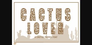 Cactus Lover Font Poster 1