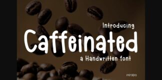 Caffeinated Font Poster 1