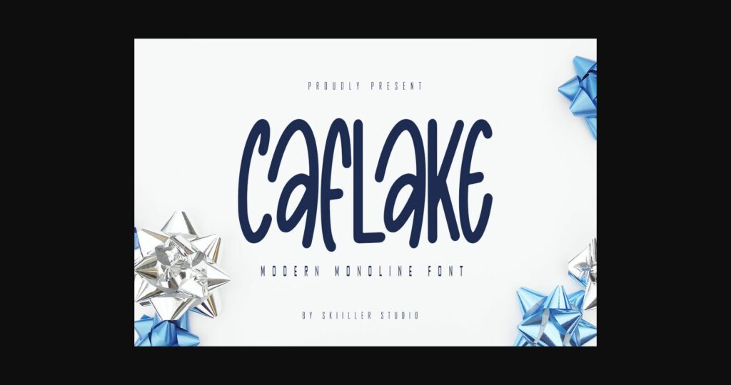 Caflake Font Poster 1