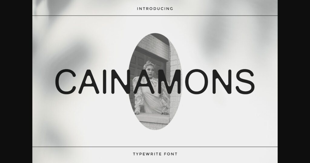 Cainamons Font Poster 3