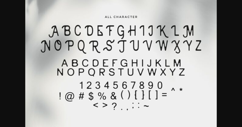 Cainamons Font Poster 9