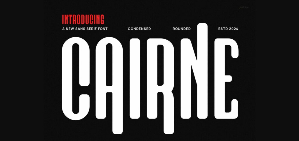 Cairne Font Poster 1