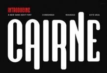 Cairne Font Poster 1