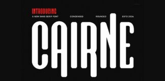 Cairne Font Poster 1