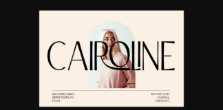 Cairoline Font Poster 1
