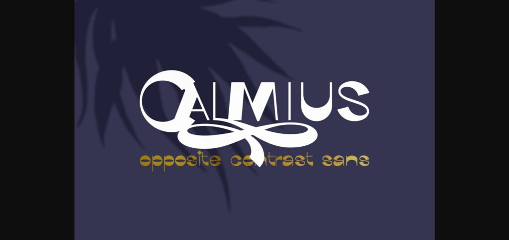 Calmius Font Poster 3