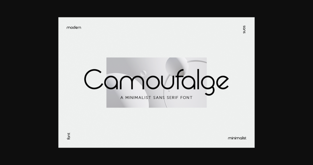 Camaufalge Font Poster 3