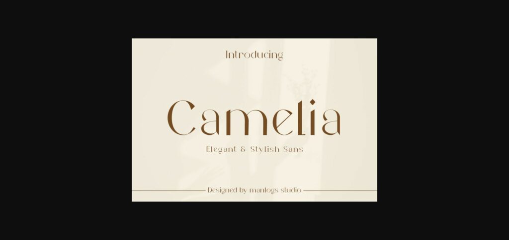 Camelia Font Poster 3