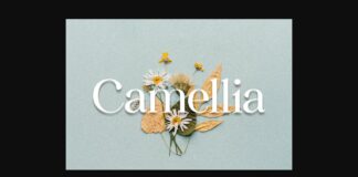 Camellia Font Poster 1