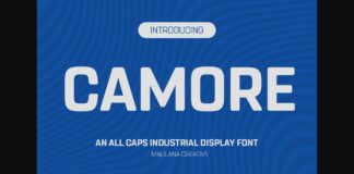 Camore Font Poster 1