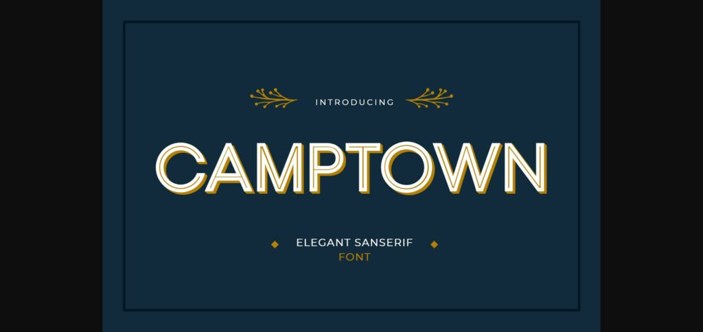 Camptown Font Poster 1