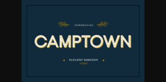 Camptown Font Poster 1