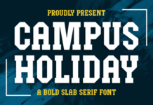 Campus Holiday Font