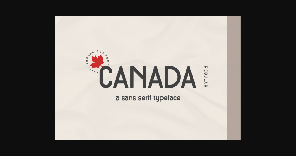 Canada Font Poster 1